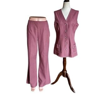 Douglas Marc ~ Medium ~ Union Made USA ~ Purple ~ Boho 2 PieceTop & Pants Set
